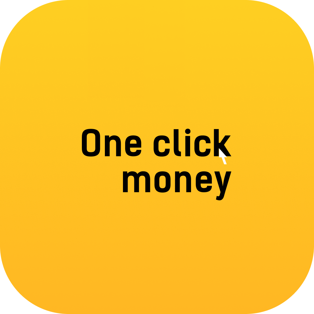 One click money logo