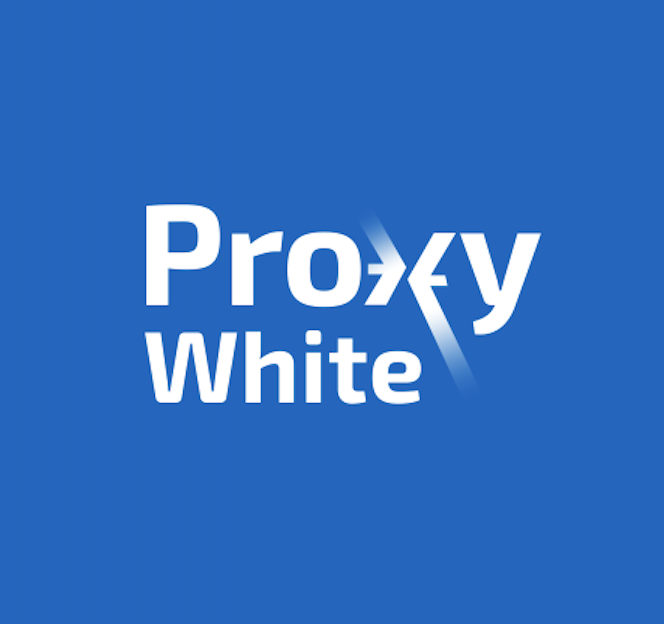 Proxy white logo