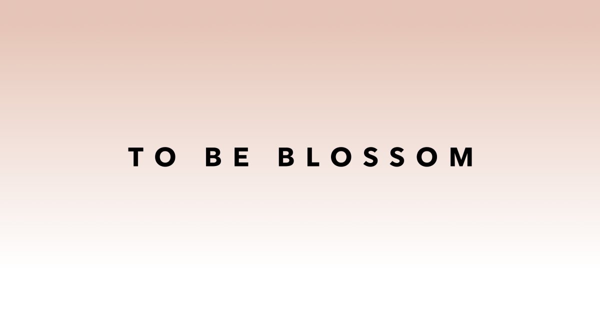 To be blossom logo